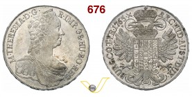 AUSTRIA MARIA TERESA (1740-1780) Tallero 1765, Hall. Kr. 50.1 Ag g 28,08 • Fondi speculari q.FDC