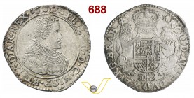 BRABANTE FILIPPO IV DI SPAGNA (1621-1665) Ducatone 1659, Anversa. Delmonte 285 Ag g 32,45 q.SPL