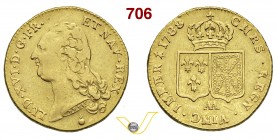 FRANCIA LUIGI XVI (1774-1793) Doppio Luigi d'oro 1788 AA, Metz. Fb. 474 Gad. 363 Au g 15,13 BB