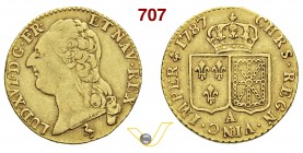 FRANCIA LUIGI XVI (1774-1793) Luigi d'oro 1787 A, Parigi. Fb. 475 Gad. 361 Au g 7,55 MB/BB