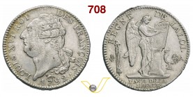 FRANCIA COSTITUZIONE (1791-1792) Scudo 1792 A, Parighi. Gad. 55 Ag g 29,44 BB÷SPL