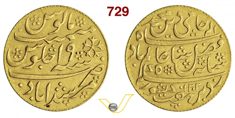 INDIA East India Company, Bengal Presidency (1757-1912) Mohur 1202 (1825) Fb. 15...