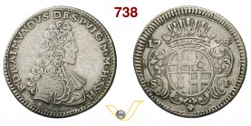 MALTA RAMON DESPUIG (1736-1741) 1 Scudo 1738. Restelli-Sammut 12 Ag g 11,80 BB