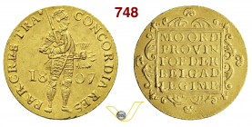 OLANDA LUIGI NAPOLEONE (1806-1810) Ducato 1807, Utrecht. Fb. 325 Au g 3,48 SPL