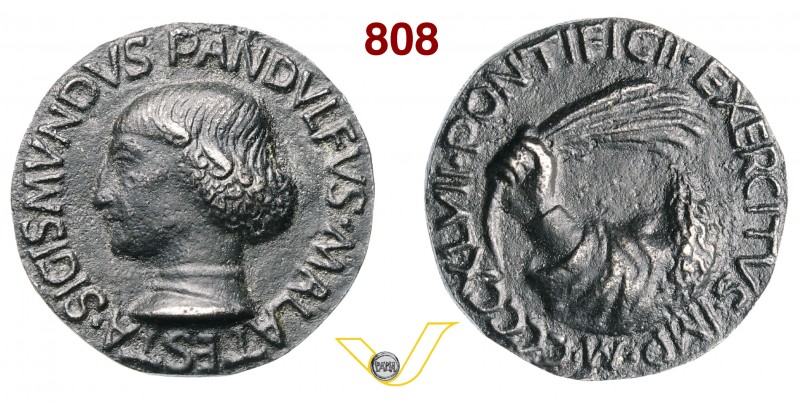 SIGISMONDO PANDOLFO MALATESTA, Signore di Rimini (1417-1468) Medaglia s.d. (ma 1...