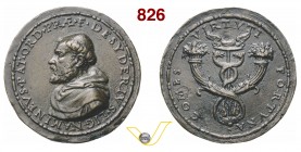 DESIDERIO DAL LEGNAME, Frate Domenicano, padovano (1550-1575) Medaglia s.d. D/ Busto di Desiderio a s. con mantellina R/ Due cornucopie ed un caduceo....