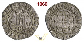 GENOVA SIMON BOCCANEGRA, Doge I (1339-1344) Grosso. D/ Castello entro cornice di archi R/ Croce entro cornice d'archi. MIR 33 Ag g 3,04 BB