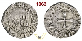GENOVA CARLO VI (1396-1409) Petachina. D/ Stemma R/ Croce. MIR 56 Ag g 1,28 BB