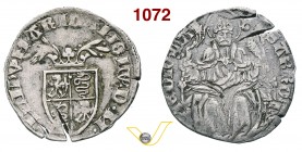 MILANO FILIPPO MARIA VISCONTI (1412-1447) Grosso da 2 Soldi. D/ Stemma coronato con rami di palma e di olivo R/ S. Ambrogio seduto con staffile e past...