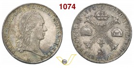 MILANO FRANCESCO II D’ASBURGO LORENA (1792-1800) Crocione 1794. MIR 472/3 Ag g 29,30 BB÷SPL