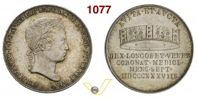 MILANO FERDINANDO I D’ASBURGO LORENA (1835-1848) Lira e Mezza Lira 1838 "incoronazione" Ag (2 es.) SPL e FDC