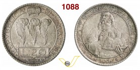 ROMA SAN MARINO (1864-1938) 20 Lire 1932. Pag. 343 Ag g 14,97 FDC