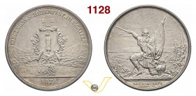 SVIZZERA CONFEDERAZIONE 5 Franchi 1874 St. Gallen. Kr. S12 Ag g 24,94 SPL