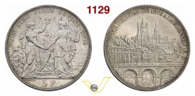 SVIZZERA CONFEDERAZIONE 5 Franchi 1876 Lausanne. Kr. S13 Ag g 25,04 SPL