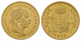 4 Florins Gulden, 1878, AU 3.22 g. TTB