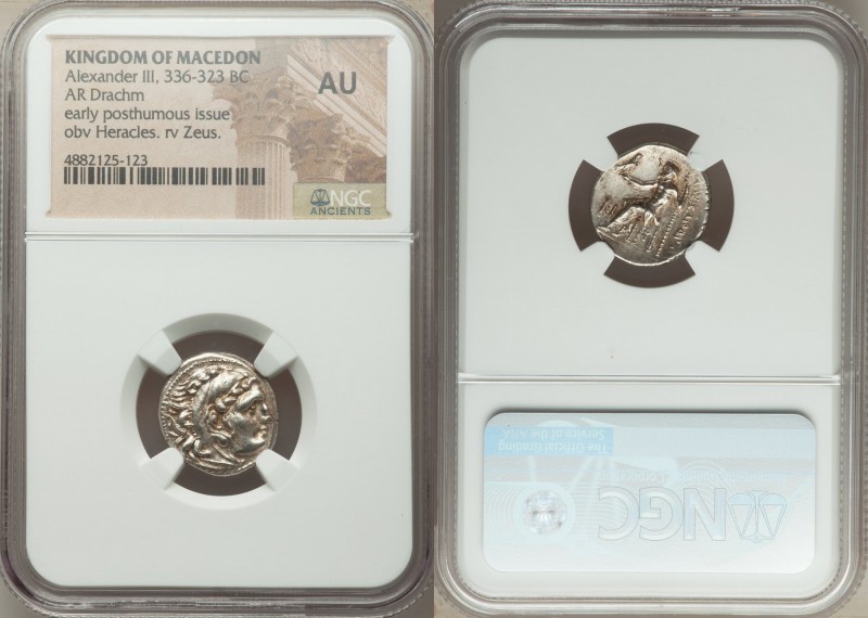 MACEDONIAN KINGDOM. Alexander III the Great (336-323 BC). AR drachm (17mm, 7h). ...