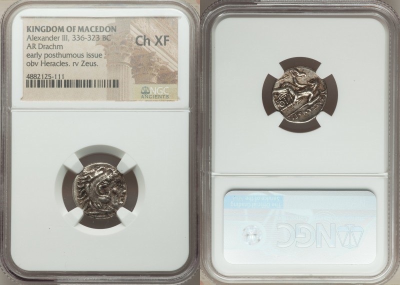 MACEDONIAN KINGDOM. Alexander III the Great (336-323 BC). AR drachm (17mm, 8h). ...