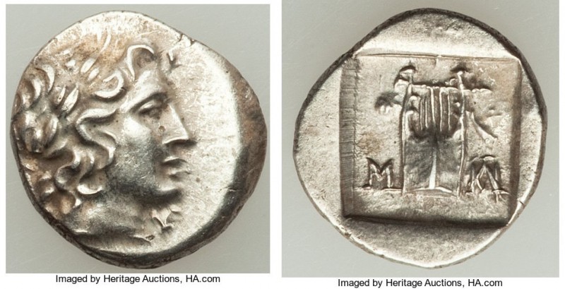 LYCIAN LEAGUE. Masicytes. Ca. 48-20 BC. AR hemidrachm (14mm, 1.92 gm, 12h). AU. ...