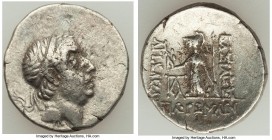 CAPPADOCIAN KINGDOM. Ariobarzanes I Philoromaeus (96-66/3 BC). AR drachm (18mm, 4.08gm, 12h). XF. Eusebeia under Mount Argaeus, dated Year 30, 31 or 3...