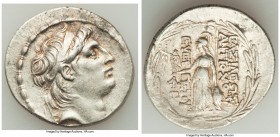 SELEUCID KINGDOM. Antiochus VII Euergetes (Sidetes) (138-129 BC). AR tetradrachm (33mm, 16.77 gm, 11h). Choice VF. Antioch on the Orontes. Diademed he...