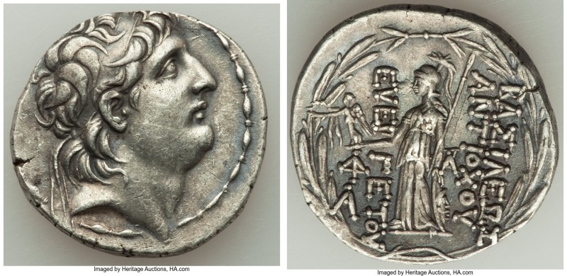 SELEUCID KINGDOM. Antiochus VII Euergetes (Sidetes) (138-129 BC). AR tetradrachm...