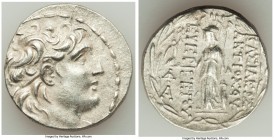 SELEUCID KINGDOM. Antiochus VII Euergetes (Sidetes) (138-129 BC). AR tetradrachm (28mm, 16.74 gm, 12h). Choice XF. Posthumous issue under Ariarathes V...