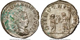Saloninus (AD 258-260). BI antoninianus (21mm, 6h). NGC MS. Antioch. P COR SAL VALERIANVS CAES, radiate, draped bust of Saloninus right, seen from beh...