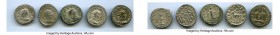 ANCIENT LOTS. Roman Imperial. AD 3rd century. Lot of five (5) AR/BI antoniniani. VF-XF. Includes: (2) Trebonianus Gallus, AR antoninianus // (3) Galli...