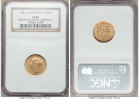 Victoria gold 1/2 Sovereign 1881-M XF40 NGC, Melbourne mint, KM5. 

HID09801242017

© 2020 Heritage Auctions | All Rights Reserved