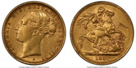 Victoria gold "St. George" Sovereign 1887-S AU55 PCGS, Sydney mint, KM7, S-3858E.

HID09801242017

© 2020 Heritage Auctions | All Rights Reserved