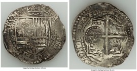 Philip IV Counterstamped Cob 7-1/2 Reales 1651 VF, Potosi mint, KM-C19.2?. 40.4mm. 26.32gm. 

HID09801242017

© 2020 Heritage Auctions | All Rights Re...