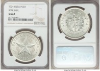 Republic "Star" Peso 1934 MS63 NGC, KM15.2. Last year to type, untoned, mint bloom. 

HID09801242017

© 2020 Heritage Auctions | All Rights Reserved