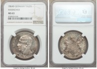 Hannover. Georg V Taler 1864-B MS63 NGC, Hannover mint, KM230. Prooflike fields with a sheer layer of gold and gray toning. 

HID09801242017

© 2020 H...