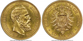 Prussia. Friedrich III gold 10 Mark 1888-A MS63 NGC, Berlin mint, KM514. One year type.

HID09801242017

© 2020 Heritage Auctions | All Rights Reserve...