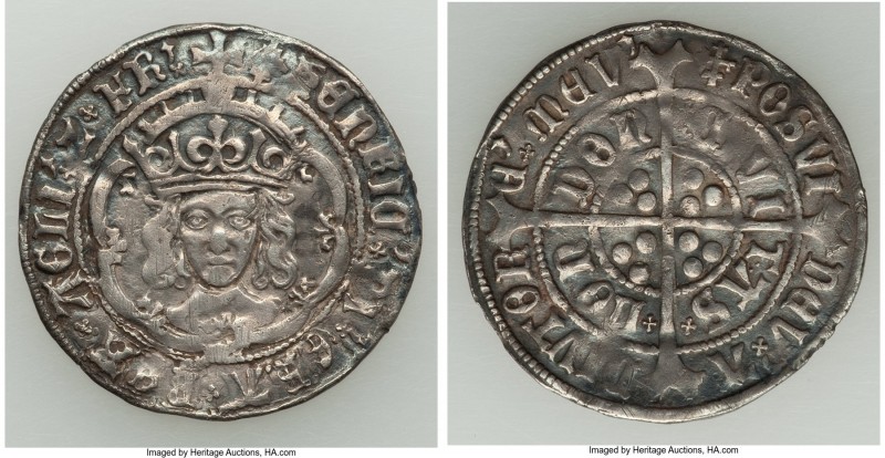 Henry VII (1485-1509) Groat ND (1504-1505) VF London mint, Cross-crosslet mm, Fa...