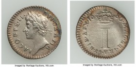 James II 4-Piece Uncertified Maundy Set 1686 XF, KM-MDS22. Includes the Penny through the 4 Pence, with the 4 Pence showing clear evidence of cleaning...