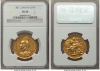 Victoria gold 2 Pounds 1887 AU58 NGC, KM768, S-3865. 

HID09801242017

© 2020 Heritage Auctions | All Rights Reserved
