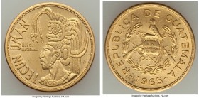Republic gold "Tecun Uman" 1/4 Ounce Medal 1965 AU (Light Residue), 21mm. 7.99gm. 

HID09801242017

© 2020 Heritage Auctions | All Rights Reserved