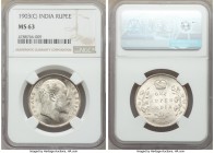 British India. Edward VII Pair of Certified Rupees NGC, 1) Rupee 1903-(c) - MS63, Calcutta mint, KM508 2) Rupee 1904-B - MS62, Bombay mint, KM508 Sold...