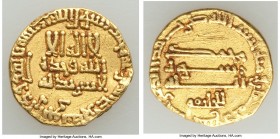 Abbasid. temp. Harun al-Rashid (AH 170-193 / AD 786-809) gold Dinar AH 189 (AD 804/5) VF (Clipped, Scratches), No mint (likely Misr), A-218.13. 16mm. ...