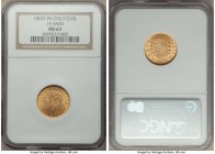 Vittorio Emanuele II gold 10 Lire 1863 T-BN MS63 NGC, Turin mint, KM9.4. Variety on 19.5mm planchet. 

HID09801242017

© 2020 Heritage Auctions | All ...