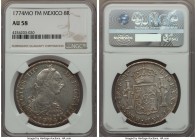 Charles III 8 Reales 1774 Mo-FM AU58 NGC, Mexico City mint, KM106.2. Flashy with light golden accents. Scarce in this grade.

HID09801242017

© 2020 H...