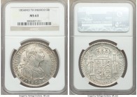 Charles IV 8 Reales 1804 Mo-TH MS63 NGC, Mexico City mint, KM109. Fresh fully struck issue with very light toning, crisp portrait and legends.

HID098...