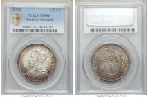 George V 1/2 Crown 1932 MS66 PCGS, KM5. Gray-taupe toned with darker periphery in golden-brown. 

HID09801242017

© 2020 Heritage Auctions | All Right...