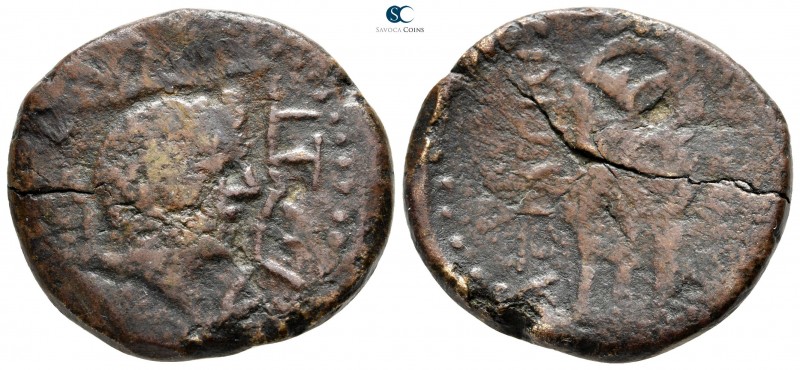 Sicily. Lilybaeum 36 BC. L. Sempronius Atratinus
As Æ

28mm., 14,07g.



...