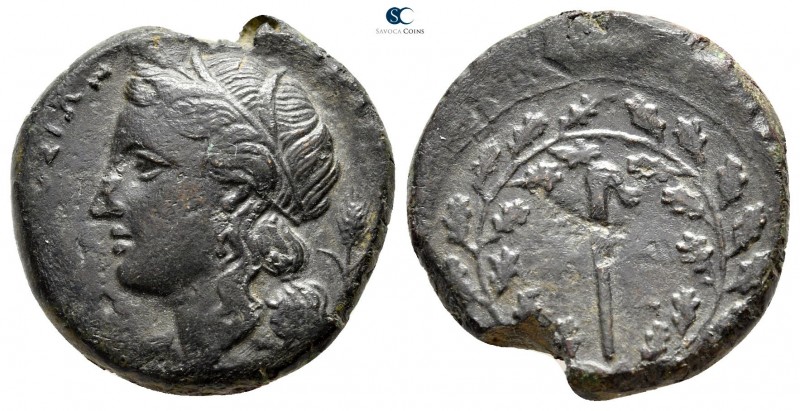Sicily. Syracuse. Agathokles 317-289 BC. 
Bronze Æ

23mm., 11,6g.



very...