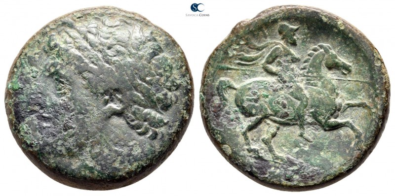 Sicily. Syracuse. Hieron II 275-215 BC. 
Bronze Æ

26mm., 16,16g.



very...