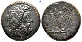 Sicily. Syracuse 264-260 BC. Hieron II of Syracuse in association with Ptolemy II Philadelphos of Egypt. Bronze Æ