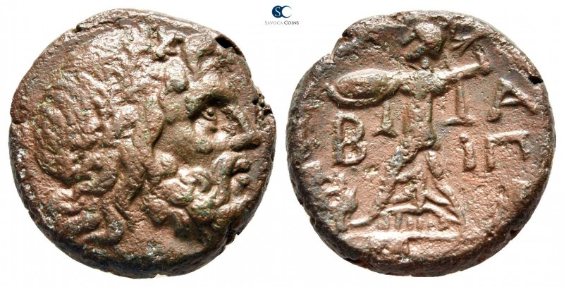 Kings of Macedon. Pella or Amphipolis. Philip V 221-179 BC. 
Bronze Æ

19mm.,...