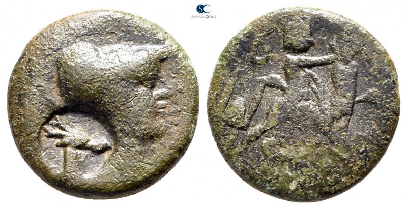 Kings of Macedon. Uncertain mint. Antigonos II Gonatas 277-239 BC. c/m: head of ...